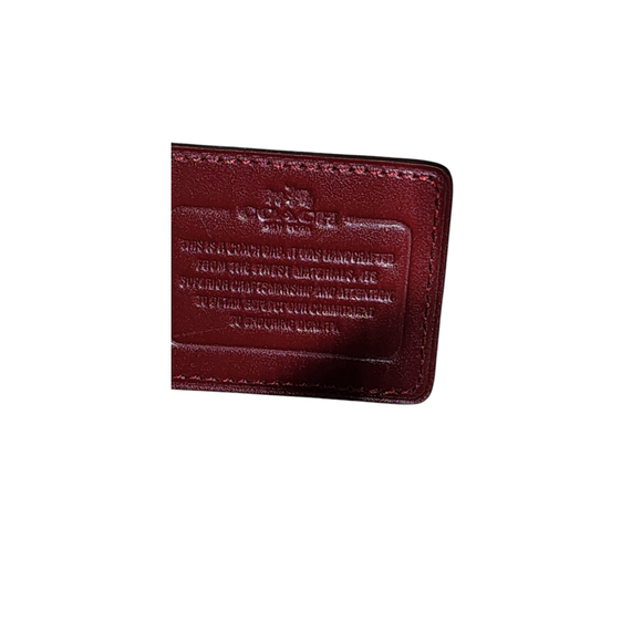 Coach Red Leather Satchel/Crossbody Bag - Picture 8 of 8